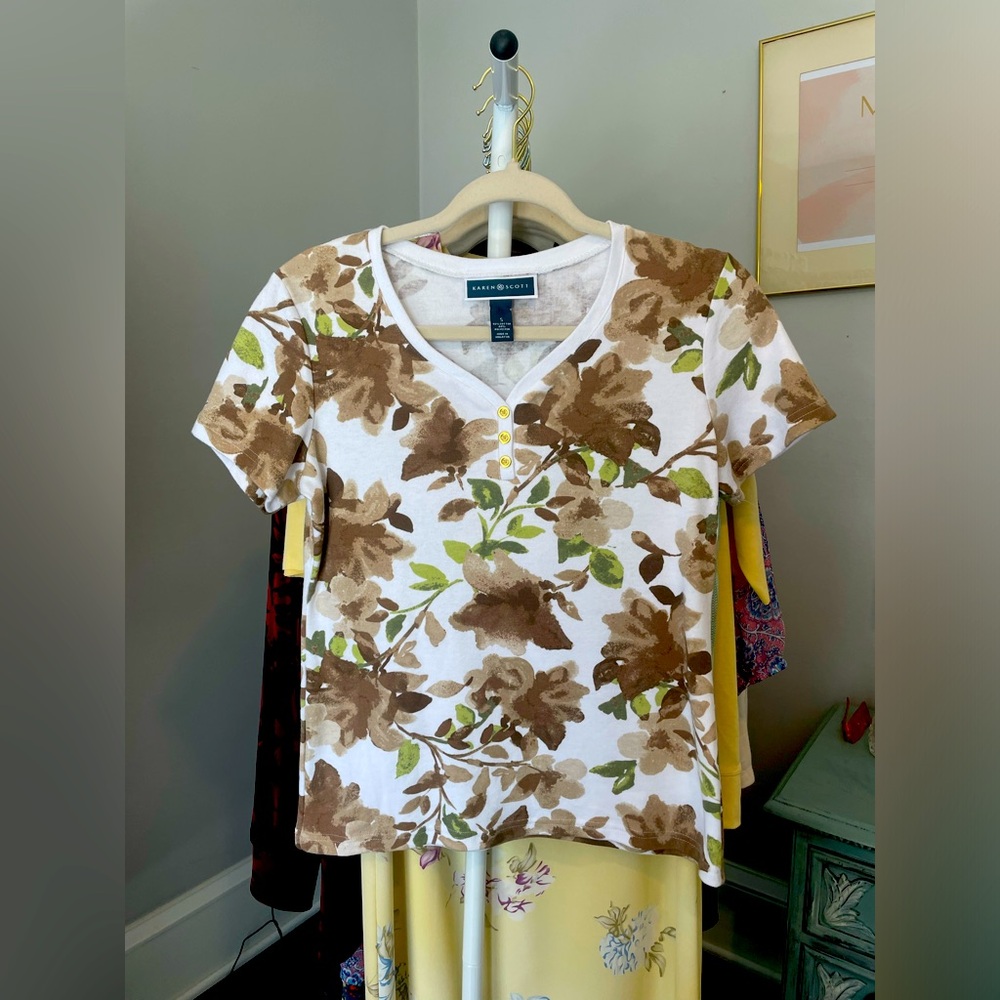 Karen Scott Blouse Size S